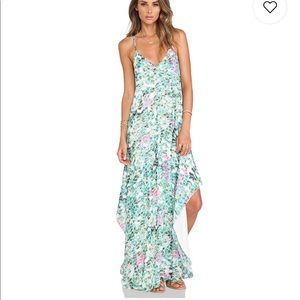 Lovers + Friends curaçao slip dress in Island Hop